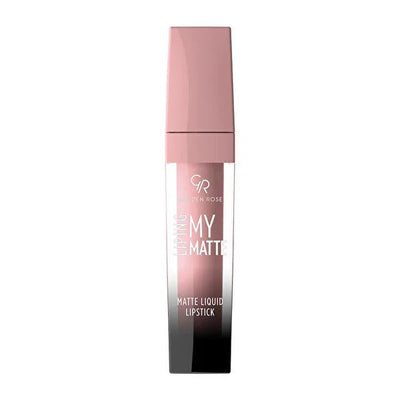 Golden Rose Matte Liquid Lipstick - Long-Lasting, Intense Color & Comfortable Wear