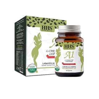 HHS A1 L-Carnitine Lepidium Dietary Supplement Capsules - Weight Management Support - 30 Capsules