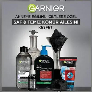 Garnier Charcoal Face Wash - 3-in-1 Blackhead Removal Facial Gel with Salicylic Acid, 8.45 fl oz Garnier Charcoal Face Wash - 3-in-1 Blackhead Removal Garnier Saf Temiz BHA Siyah Nokta Karşıtı Temizleme Jeli, Charcoal Face Wash, Salicylic Acid Cleanser, Blackhead Removal Facial Gel, 3-in-1 Face Cleanser, Facial Cleansing Gel, Garnier Charcoal Face Wash, Blackhead Removal, Oil Control, Charcoal and Salicylic Acid, Cranberry Extract, Skincare, Face Wash, Cleansing Gel, Acne Treatment, Natural Ingredients, Ski