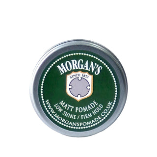 Morgan's Pomade Low Shine Firm Hold Matt Pomade for Stylish Hair - 15g Morgan's Low Shine Firm Hold Pomade - 15g Hair Pomade, Low Shine Hair Product, Firm Hold Hair Styling, Matt Finish Pomade, Morgan's Pomade, Hair Styling Products, Matte Hair Products, Men's Grooming, Hair Care, Styling Products, Firm Hold Pomade, Low Shine Pomade, Matt Pomade, Travel-friendly Hair Products
