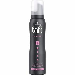 Taft Power Cashmere Hair Mousse: Mega Strong 24H Hold for Dry & Damaged Hair - Luxurious Soft Styling Mousse Taft Cashmere Hair Mousse: Strong Hold, Soft Touch - For Dry Hair hair mousse, strong hold hair mousse, hair mousse for dry hair, hair mousse cashmere, hair styling mousse, hair product for damaged hair, 24 hour hold hair mousse, Taft hair mousse, hair styling, hair care, dry hair, damaged hair, strong hold, cashmere touch, soft hair, volumizing mousse, styling product, hair product, beauty, personal