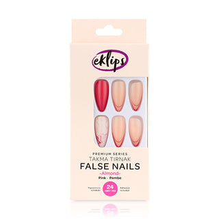 Eklips Pink French Almond Press On Nails: Salon Quality Fake Nails at Home, Easy Application, Customizable Shape Eklips Pink French Press On Nails: Salon Style at Home false nails, fake nails, press on nails, pink French nails, almond shaped nails, DIY nail extensions, salon quality nails at home, easy application nails, takma tırnak, pembe French tırnak, nail extensions, artificial nails, nail design, beauty, pink nails, French manicure, almond nails, DIY manicure, easy nails, quick nails, nail art, nail t