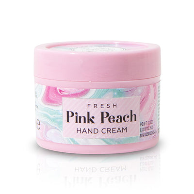 Bee Beauty Fresh Pink Peach Hand Cream: Fast Absorbing, Moisturizing, and Softening for Dry Skin - 1.01 fl oz