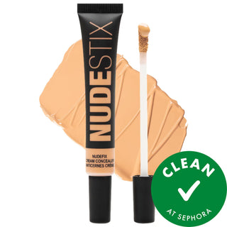 Nudefix Cream Concealer - Long-Wear, Buildable Coverage for Natural Finish Nudefix Cream Concealer - Natural, Long-Wear Coverage cream concealer, long-wear concealer, vegan concealer, cruelty-free concealer, natural ingredients concealer, buildable coverage concealer, makeup, face makeup, concealer, natural finish, long-lasting coverage, skin-loving botanicals, super-gel technology, microbiome technology, vegan, cruelty-free, gluten-free, cleaner beauty, ethical makeup, sensitive skin friendly