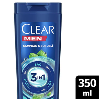 Clear Men 3-in-1 Menthol Refreshing Shampoo, Shower & Face Wash: Combat Dandruff, Cleanse & Invigorate - All In One! Clear Men 3-in-1: Menthol Shampoo, Shower & Face Wash 3 in 1 shampoo, men's shower gel, anti dandruff shampoo, menthol shampoo, body wash for men, dandruff shampoo and body wash, clear men shampoo, refreshing body wash, shampoo face wash body wash, men's grooming products, 3-in-1, menthol, dandruff control, mens grooming, hair care, skin care, body care, refreshing, convenient, time-saving, s
