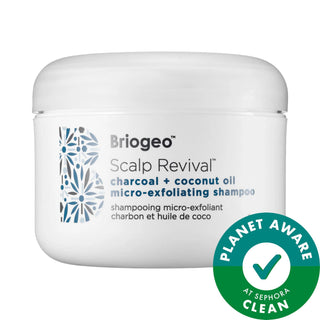 Briogeo Scalp Revival Charcoal + Coconut Oil Micro-exfoliating Scalp Scrub Shampoo - Detoxify, Moisturize & Soothe Scalp Briogeo Charcoal Scalp Scrub Shampoo - Detoxify & Moisturize charcoal shampoo, scalp scrub, micro-exfoliating shampoo, coconut oil hair care, natural hair products, hair care, scalp care, dry scalp solution, flaky scalp relief, congested hair follicles, plant-based hair care, sulfate-free shampoo