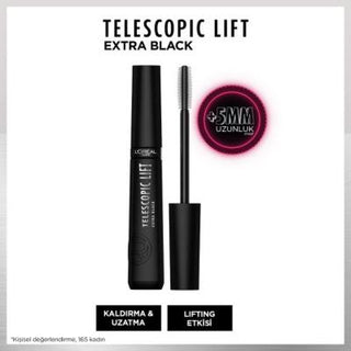 Loreal Paris Telescopic Lift Extra Black Mascara - Long-Lasting, Volumizing, Lengthening Mascara for Dramatic Eye Look Loreal Paris Telescopic Lift Extra Black Mascara - Long Lasting & Volumizing Loreal Paris Mascara, Telescopic Lift Mascara, Extra Black Mascara, Long-lasting Mascara, Volumizing Mascara, Lengthening Mascara, Dramatic Eye Look, Cosmetic, Makeup, Eye Makeup, Mascara, Loreal Paris Telescopic Lift Extra Black, Long Lasting Mascara, Volumizing Mascara, Black Mascara, Panthenol, Keratin, Cosmetic