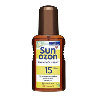 Sunozon Sunscreen Oil SPF 15 - Water-resistant, Dermatologically Tested Sun Protection for Normal to Tanned Skin Sunozon Sunscreen Oil SPF 15 - Water-resistant Sun Protection Sunscreen Oil, SPF 15, Sun Protection, Water-resistant Sunscreen, Dermatologically Tested Sunscreen, Normal Skin, Tanned Skin, UVA Protection, UVB Protection, Outdoor Enthusiasts, Active Lifestyle, Daily Sun Care, Skin Nourishment, Sun Care Routine, Sunburn Prevention, Skin Damage Protection
