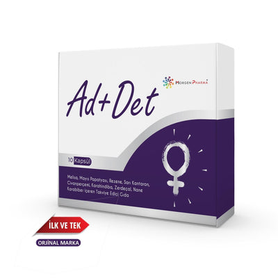 Addet Ad+Det KapsŸl: Vitamin & Mineral Dietary Supplement Capsules for Overall Health Support (10 Count)