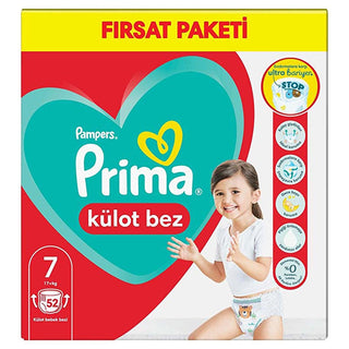 Prima Pampers Disposable Diapers Külot Bez 7 Beden 52 Count - Leak Proof, Easy Change, Comfort Fit Prima Pampers Diapers 7 Beden 52 Count - Leak Proof & Comfortable Disposable Diapers, Baby Diapers, Pampers, Prima Pampers, Külot Bez, 7 Beden, 52 Count, Leak Proof, Easy Change, Comfort Fit, Baby Care, Diapering Solutions, Parenting Essentials