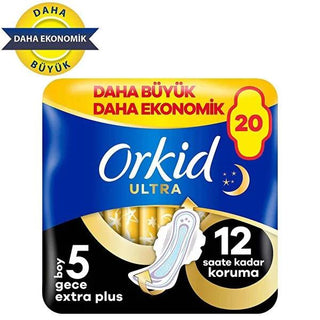 Orkid Ultra Gece Extra Plus: Ultimate Overnight Leak Protection, Thin & Comfortable Hygienic Pads Orkid Ultra Night Pads: Ultimate Leak Protection & Comfort hygienic pads, menstrual pads, ultra thin pads, night pads, overnight pads, leak protection pads, Orkid pads, feminine hygiene, period protection, extra plus pads, period pads, feminine pads, sanitary pads, day and night pads, pads for women, menstrual cycle, period care, feminine care, menstruation, menstrual health, women's health, ultra pads, thin pa