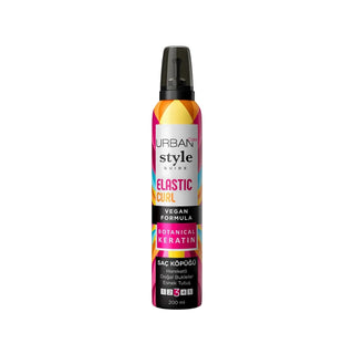URBAN Care Elastic Curl Hair Styling Mousse - 200ml, Natural Look, Flexible Hold for Curly Hair URBAN Care Elastic Curl Mousse for Curly Hair Hair styling mousse, curl enhancing products, natural look hair products, elastic hold styling, 200 ml hair mousse, curly hair care, styling products for natural look, flexible hold hair mousse, hair care products, URBAN Care products
