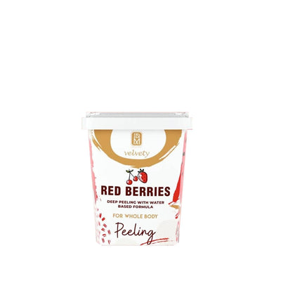 IDM Velvety Red Fruit Oil-Based Body Scrub 400ml - Natural Exfoliant for Smooth Skin