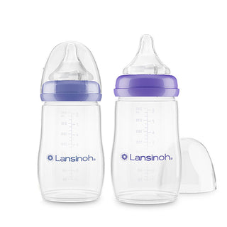 Lansinoh NaturalWave Baby Bottle Set (2 x 240ml): Anti-Colic, BPA-Free, Eases Transition from Breast to Bottle & Prevents Nipple Confusion Lansinoh NaturalWave Bottle: Eases Breast to Bottle Transition baby bottle, Lansinoh bottle, NaturalWave nipple, anti-colic bottle, BPA free bottle, breastfeeding bottle, bottle for breastfed baby, nipple confusion, baby feeding, breast milk storage, baby bottles, feeding supplies, baby feeding bottles, newborn feeding, infant feeding, bottle feeding, Lansinoh, anti-coli