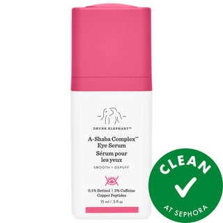 Drunk Elephant A-Shaba Complex Retinol Eye Serum: Reduce Fine Lines, Wrinkles & Puffiness with Caffeine & Copper Peptides - Vegan & Cruelty-Free Drunk Elephant Retinol Eye Serum: Anti-Aging, Reduce Puffiness Retinol eye serum, Caffeine eye serum, Copper peptide eye serum, Anti-aging eye serum, Vegan retinol serum, Puffiness reduction eye serum, Fine line eye treatment, Wrinkle reduction eye serum, Cruelty-free eye serum, Drunk Elephant eye serum, eye serum, retinol, caffeine, copper peptide, anti-aging, veg