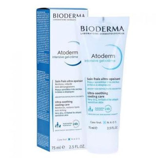 bioderma atoderm intensive gel creme 75ml front view, bioderma atoderm intensive gel creme 75ml back view, bioderma atoderm intense moisturizing ingredients Bioderma Atoderm Intensive Gel Creme - Ultra Hydrating | 75ml Bioderma Atoderm Intensive Gel Creme - Ultra Hydrating 75ml bioderma, intensive-gel-creme, moisturizer, sensitive-skin, dry-skin, hydration, skin-care, hypoallergenic, ai-generated, gel-cream