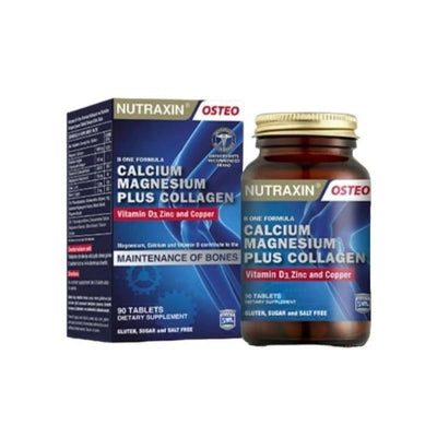 Nutraxin Osteo B-One Formula Type I Collagen Supplement - Bone & Joint Health Support with Calcium, Vitamin D, Magnesium