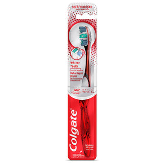 Colgate 360 Advanced Optic White Toothbrush - Whiter Teeth, Tongue & Cheek Cleaner, Medium Bristles, Plaque Removal Colgate Optic White Toothbrush: Whiter Teeth & Fresh Breath Colgate toothbrush, optic white toothbrush, teeth whitening toothbrush, tongue cleaner toothbrush, medium bristle toothbrush, 360 toothbrush, oral hygiene toothbrush, plaque removal toothbrush, toothbrush, teeth whitening, oral hygiene, plaque removal, fresh breath, manual toothbrush, medium toothbrush, Colgate, dental care, whiter te
