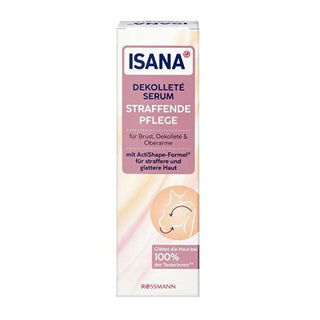 Isana Skin Firming Décolleté Serum: Vegan Anti-Aging Treatment for Neck, Chest & Upper Arms - Smooths Wrinkles & Restores Youthful Radiance Isana Décolleté Serum: Vegan Firming for Neck & Chest Décolleté serum, Skin firming serum, Neck firming serum, Chest firming serum, Vegan skincare, Anti-aging serum, Skin smoothing serum, Décolleté wrinkle treatment, Sensitive skin serum, Isana serum, Décolleté care, Neck care, Chest care, Anti-aging, Wrinkle reduction, Skin elasticity, Vegan beauty, Cruelty-free, Plant