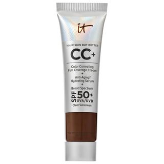 IT Cosmetics CC+ Cream Full Coverage Foundation SPF 50+: Hydrating Color Correcting Cream for Acne, Redness, and Wrinkle Coverage IT Cosmetics CC Cream SPF 50: Full Coverage Foundation & Color Corrector CC Cream, Full Coverage Foundation, SPF 50 Foundation, Color Correcting Cream, Hydrating Foundation, Acne Scar Coverage, Wrinkle Coverage Makeup, Cruelty-Free Foundation, Vegan CC Cream, Redness Concealer, Makeup, Face Makeup, BB Cream, Concealer, Blemish coverage, sun protection, anti-aging, skincare, hyalu