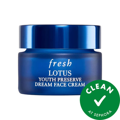 Mini Lotus Anti-Aging Night Moisturizer - Lightweight, Antioxidant-Rich Night Cream for Fine Lines & Hydration