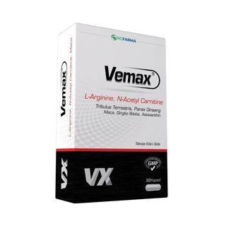 Vemax: Vitality & Energy Herbal Supplement - L-Arginine, Acetyl L-Carnitine, Zinc, & CoQ10 - 30 Halal Capsules Vemax: Energy & Vitality Supplement | L-Arginine, Herbal Blend Vemax supplement, L-Arginine supplement, Acetyl L-Carnitine capsules, Herbal supplement for vitality, Zinc supplement, Coenzyme Q-10 capsules, Dietary supplement capsules, Halal certified supplements, Epimedium extract, Panax Ginseng supplement, vitality supplement, energy booster, cognitive support, immune support, herbal extracts, men