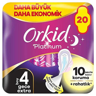 Orkid Hygienic Pads - Orkid Platinum Ultra Gece Ekstra, High Absorbency Sanitary Pads for Women with Advanced Protection Orkid Platinum Ultra Gece Ekstra - High Absorbency Sanitary Pads hygienic pads, sanitary pads for women, menstrual protection products, Orkid Platinum Ultra Gece Ekstra, high absorbency sanitary pads, women's health, menstrual hygiene, feminine care products, sanitary products, comfort and protection, advanced sanitary pads, leak-proof sanitary pads, odor control sanitary pads