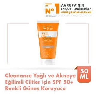Avene Cleanance Tinted Unifying SPF50+ Tinted Sunscreen for Acne-Prone Skin - Broad Spectrum Protection, Unifies Skin Tone Avene Cleanance Tinted SPF50+ Sunscreen for Acne-Prone Skin tinted sunscreen, acne-prone skin care, SPF 50+ sun protection, Avène Cleanance, hypoallergenic sunscreen, non-comedogenic sunscreen, broad-spectrum sun protection, sensitive skin care, sun protection for acne-prone skin, natural-looking finish, soothing sunscreen, anti-inflammatory sunscreen