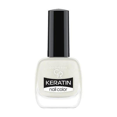 Golden Rose Keratin Nail Polish - Long-Lasting & Shiny Finish with Keratin Enriched Formula