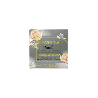 Harem's Ottoman Snail Extract Soap - Gentle Cleansing, Non-Drying, Nourishing Skincare for Sensitive Skin - 120g Harem's Ottoman Snail Soap for Sensitive Skin Snail extract soap, Gentle cleansing soap, Non-drying soap, Skincare products with snail extract, Ottoman soap, Sensitive skin care, Natural skincare, Moisturizing soap, Skincare routine, Healthy skin products