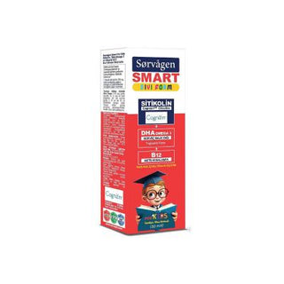 Sorvagen Smart Kids Liquid Dietary Supplement for Children - 5.07 fl oz, Citicoline, DHA Omega 3, Vitamin B12 Sorvagen Smart Kids Liquid Supplement - Citicoline & DHA Omega 3 children's dietary supplement, liquid fish oil, citicoline for kids, DHA Omega 3 supplement, Vitamin B12 for children, gluten-free dietary supplement, sugar-free health product, kids nutrition, cognitive development, natural supplements, hypoallergenic products, Norwegian fish oil, orange flavor, dietary support for kids