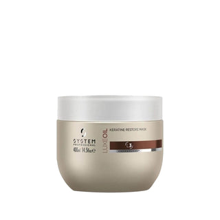 Wella System Professional LuxeOil Keratin Hair Mask 400ml - Nourishing and Repairing Keratin Treatment for Damaged Hair Wella LuxeOil Keratin Hair Mask 400ml - Repair & Nourish Wella System Professional, LuxeOil Keratin Hair Mask, Hair nourishment and repair, Keratin-based hair treatment, Professional hair care products, Hair mask, Keratin hair treatment, Hair repair, Hair nourishment, Damaged hair repair, Dry hair care, Unmanageable hair solution, Hair care routine, Professional hair products, LuxeOil form