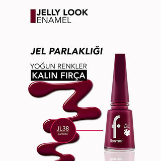 Flormar JL38 Sangria Jelly Look Nail Polish: Intense Color, High Shine, & Long Lasting Gel Effect Flormar JL38 Sangria Nail Polish: Gel Effect, High Shine Jelly Look Nail Polish, High Shine Nail Polish, Long Lasting Nail Polish, Gel Effect Nail Polish, Intense Color Nail Polish, Flormar Nail Polish, Quick Dry Nail Polish, JL38 Sangria Nail Polish, Nail Polish, Nail Color, Gel Nail Polish, High Gloss, Long Lasting, Chip Resistant, Quick Dry, Intense Color, Salon Quality, At Home Manicure, Red Nail Polish, De