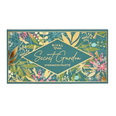 Rival Loves Me Secret Garden Eyeshadow Palette: 18 Shimmer & Matte Shades for Day & Night Looks - Versatile Makeup Palet