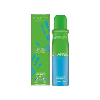 Morfose Color-Changing Hair Spray - Temporary Heat-Activated Styling for Creative Looks Morfose Color-Changing Hair Spray - Heat-Activated Styling color-changing hair spray, temporary hair color, heat-activated hair spray, creative hair styling, reversible hair color, Morfose, hair styling products, fashion hair accessories, temporary hair dye, party hair color, event hair styling, unique hair products