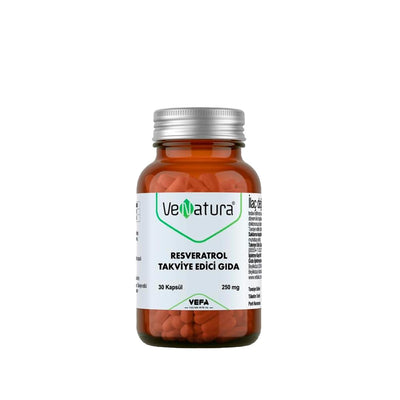 VeNatura Resveratrol Supplement: Powerful Antioxidant & Anti-Aging Support - 30 Capsules for Cardiovascular Health