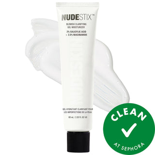 Nudeskin Blemish Clarifying Gel Moisturizer: Reduce Redness, Acne & Hyperpigmentation with Niacinamide & Salicylic Acid Nudeskin Blemish Clarifying Gel: Acne, Redness & Dark Spot Treatment blemish clarifying gel moisturizer, niacinamide moisturizer, salicylic acid moisturizer, vegan acne treatment, cruelty-free skincare, redness reducing moisturizer, hyperpigmentation treatment, lightweight gel moisturizer, acne treatment, cica moisturizer, gel moisturizer, acne treatment, dark spots, redness, vegan skincar