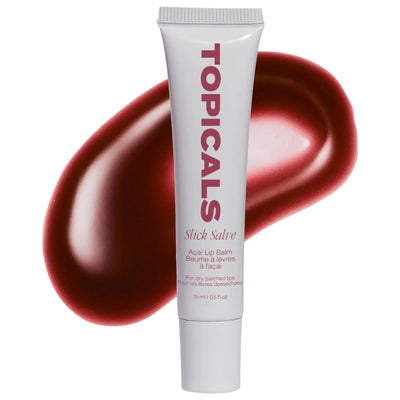 Slick Salve Glossy Lip Balm: Hydrating Vegan Lip Care for Dry, Chapped Lips - Hyaluronic Acid, Ceramides, & Minty Freshn