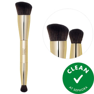 Precision Beauty: Dual Contour Cheek & Eye Brush - Vegan, Cruelty-Free Makeup Brush for Flawless Contouring & Highlighting Precision Beauty Contour & Eye Brush | Vegan, Cruelty-Free contour brush, eye makeup brush, cheek brush, dual ended brush, vegan makeup brush, cruelty free brush, precision makeup brush, synthetic makeup brush, makeup brush, contouring brush, highlighting brush, vegan brush, cruelty-free brush, synthetic brush, makeup tools, makeup applicators, beauty, cosmetics, face brush, eye brush, 