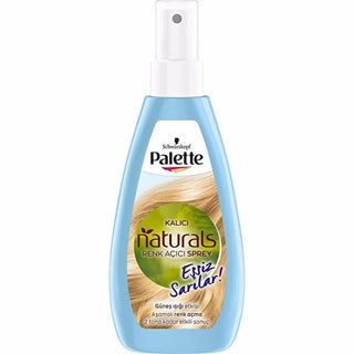 Palette Hair Lightening Spray - Gradual Natural Sun-Kissed Effect, 5.07 fl oz Palette Hair Lightening Spray - Natural Sun-Kissed Hair hair lightening spray, gradual hair lightener, natural hair lightening, at-home hair lightening, sun-kissed hair effect, Palette, hair care, beauty products, cosmetic sprays, hair lightening, natural hair care, DIY hair lightening, sun-kissed hair, gradual lightening, hair color enhancer