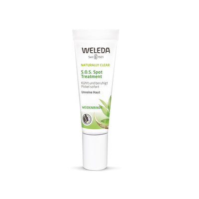 Weleda Naturally Clear S.O.S. Acne Care Cream - 10ml, Natural Skincare for Acne-Prone Skin, Spot Treatment for Pimples