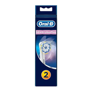 Oral-B Sensi UltraThin Electric Toothbrush Replacement Heads - Gentle Cleaning for Sensitive Gums, Compatible with Genius, Pro, Smart, Vitality - 2 Pack Oral-B Sensi UltraThin - Gentle Electric Toothbrush Heads Oral-B replacement heads, electric toothbrush heads, Sensi UltraThin brush head, sensitive gums toothbrush head, Oral-B Genius replacement, Oral-B Pro replacement, Oral-B Smart replacement, Oral-B Vitality replacement, electric toothbrush refills, dental hygiene brush heads, Oral-B, replacement brush
