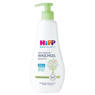 HiPP Babysanft: Gentle & Organic Baby Shampoo and Body Wash - Paraben & Soap Free - Perfect for Sensitive Skin & Newborns - 400ml HiPP Baby Shampoo & Body Wash - Gentle, Organic Cleanser baby shampoo, baby body wash, gentle baby cleanser, organic baby bath, paraben free baby wash, sensitive skin baby wash, newborn bath products, HiPP baby products, baby hair and body wash, fragrance free baby wash, baby bath, baby soap, baby care, newborn essentials, sensitive skin care, organic baby products, natural baby 