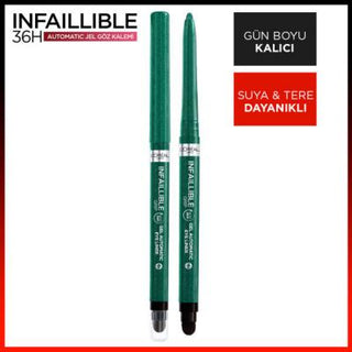 Loreal Paris Infaillable Automatic Eyeliner - Emerald Green, Long-Lasting & Smudge-Proof Loreal Paris Infaillable Automatic Eyeliner - Emerald Green Loreal Paris Infaillable, Automatic Eyeliner, Emerald Green Eyeliner, Long-lasting Eyeliner, Smudge-proof Makeup, Eye Makeup, Cosmetics, Beauty Products, Makeup Essentials, Emerald Green Makeup, Long-lasting Makeup, Smudge-proof Eyeliner, Automatic Makeup, Jel Eyeliner, Eye Liner, Makeup for Beginners, Dramatic Eye Makeup, Smoky Eye Effect