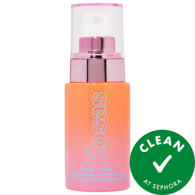 Mini Plump + Juicy Vegan Collagen + Probiotic Spray-On Serum: Hydrates, Firms & Lifts Skin - Cruelty-Free Anti-Aging Ski