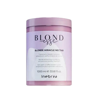 Inebrya Blondesse Blonde Miracle Nectar Hair Mask - Nourishing & Perfecting for Blonde Hair, 1000ml Inebrya Blondesse Hair Mask for Blonde Hair Hair Mask, Blonde Hair Care, Inebrya Blondesse, Blonde Miracle Nectar, Nourishing Hair Mask, Blonde Hair Products, Hair Care for Blondes, Professional Hair Care, Hair Nourishment, Color Protection, Hydrating Hair Mask, Salon Quality Hair Care