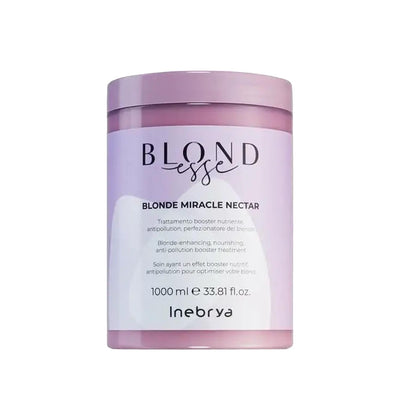 Inebrya Blondesse Blonde Miracle Nectar Hair Mask - Nourishing & Perfecting for Blonde Hair, 1000ml