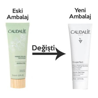 Caudalie Vinoperfect: Glycolic & Natural AHA Facial Peeling Mask - Brighten Dull Skin, Exfoliate Gently, & Reveal Radiant Complexion Caudalie Glycolic Peeling Mask: Brighten Dull Skin & Exfoliate glycolic peeling mask, exfoliating face mask, brightening face mask, natural AHA peel, viniferine skin brightening, facial peeling mask, dull skin treatment, radiance boosting mask, Caudalie peeling mask, gentle exfoliating mask, face mask, peeling mask, glycolic acid, natural AHA, viniferine, exfoliation, skin bri