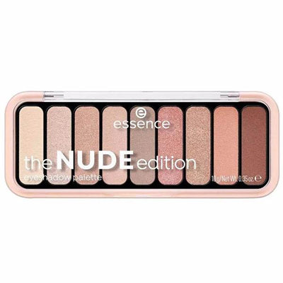 Essence Nude Edition Eyeshadow Palette - Long-Lasting Creamy Formula for Blendable Nude Makeup, Everyday & Special Occas