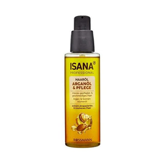 Isana Professional Argan Hair Care Oil for Dry & Damaged Hair - 100ml Vegan & Dermatologically Tested Isana Argan Hair Oil for Dry & Damaged Hair - Vegan & Tested hair care oil, argan oil hair treatment, vegan hair care, dermatologically tested hair products, dry and damaged hair repair, hair nourishment, argan oil benefits, cruelty-free hair care, natural hair care, hair moisturizing, frizz reduction, hair health, hair shine, Isana Professional, Rossmann